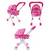 Cochecito moises para muñecas estampado