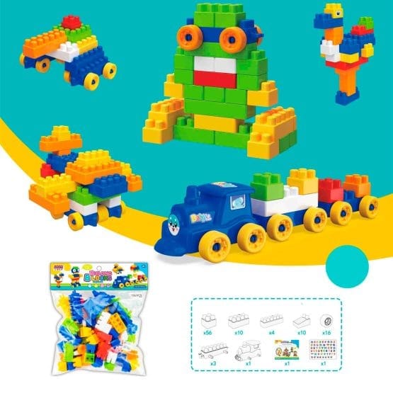 Bloques x 100 piezas en bolsa