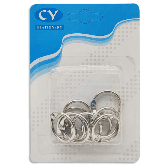 Aros para llavero x10 en blister