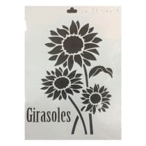Stencil girasoles
