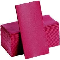 Servilleta doble lisa fucsia x20