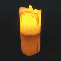 Vela led blanca dos modelos