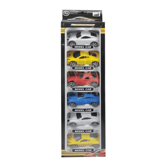 Auto plastico x6 en caja