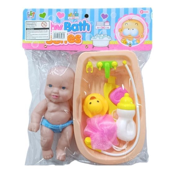 Bañito con bebote y accesorios