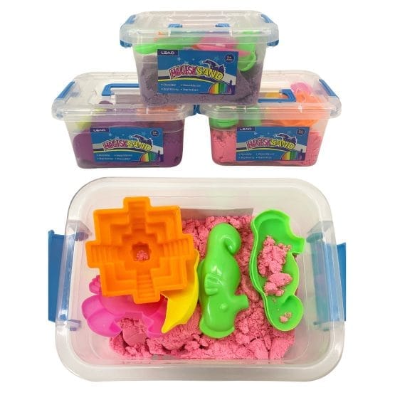 Arena mágica en caja plástica