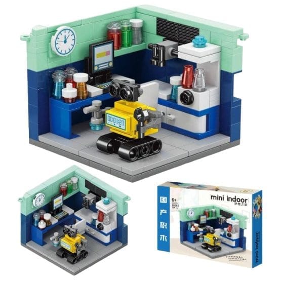 Bloques 166 piezas cientifico