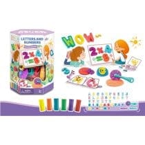 Juego set de masas letras y numeros