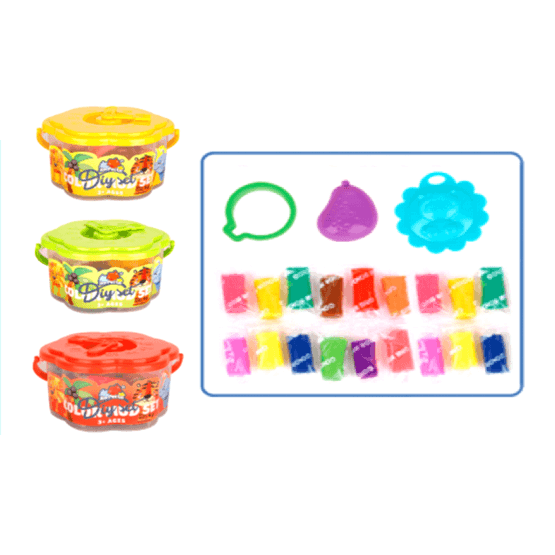 Juego set de masas en pote 36 piezas
