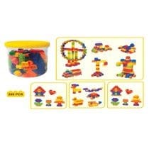 Bloques ladrillitos 200 piezas en pote