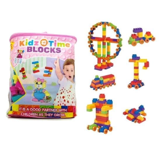 Bloques ladrillitos 300 piezas en bolsa