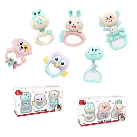 Sonajeros animalitos x3