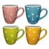 Taza de ceramica diseño lunares