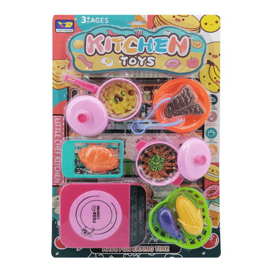 Set cocina 13 piezas en blister