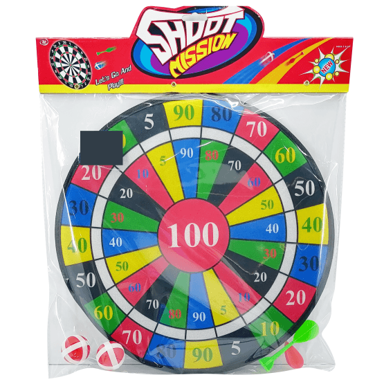 Tiro al blanco con velcro y 2 pelotas