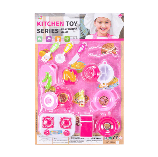 Set cocina 17 piezas en blister