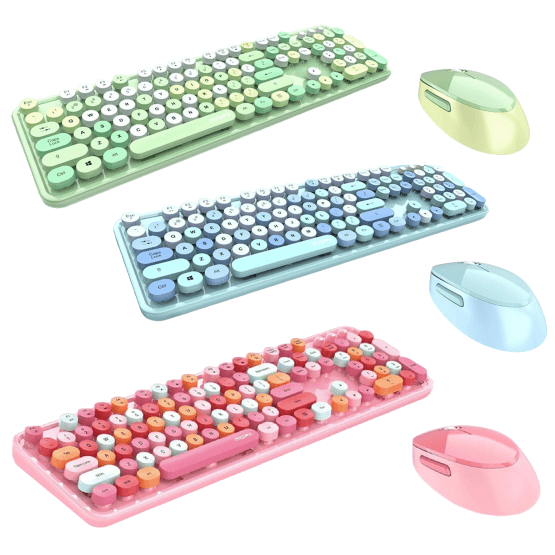 Teclado y mouse 104 teclas