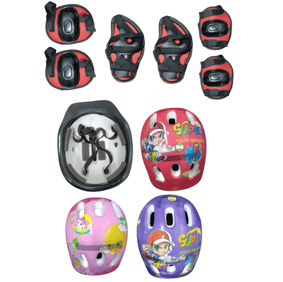 Set casco rodillera infantil