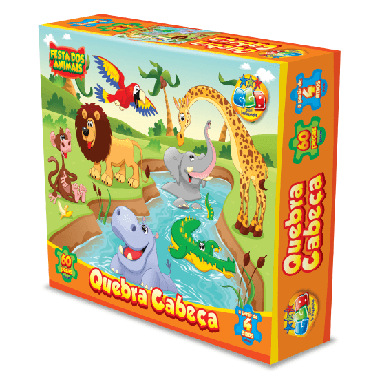 Puzzle 60 piezas animales