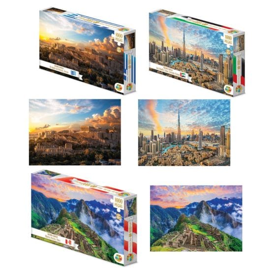 Puzzle 1000 piezas cuidades y paisajes