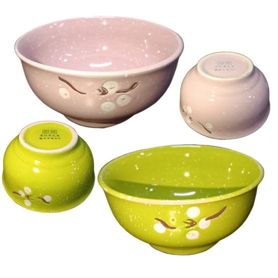 Bowl de ceramica diseño flores