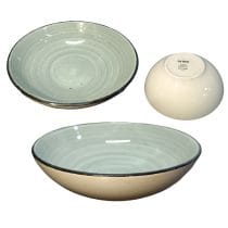 Bowl de ceramica diseño interior color