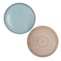 Plato llano de ceramica varios diseños