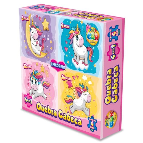 Puzzle 43 piezas unicornio