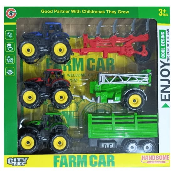 Set x 3 tractores de cosecha