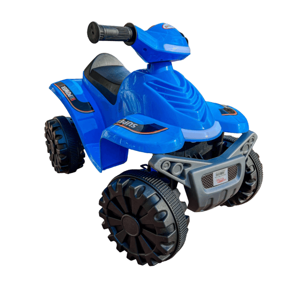 Cuatriciclo a bateria celeste