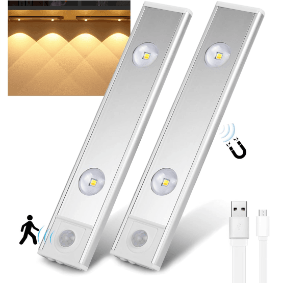 Barra de luz led 20cm con sensor de movimientos