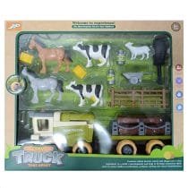 Set de granja con camion y animales desarmable