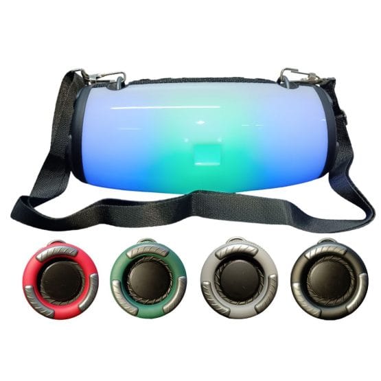 Parlante bluetooth con luces led
