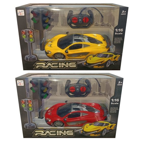 Auto racing a control remoto semaforo