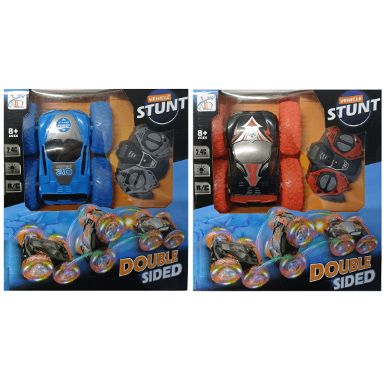 Auto loco a control remoto ruedas de colores