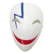 Mascara plastico con rayo