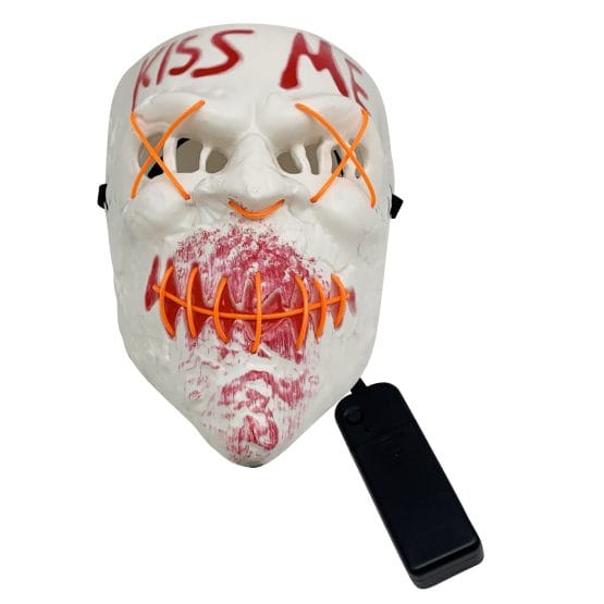 Mascara plastico kiss me con luz