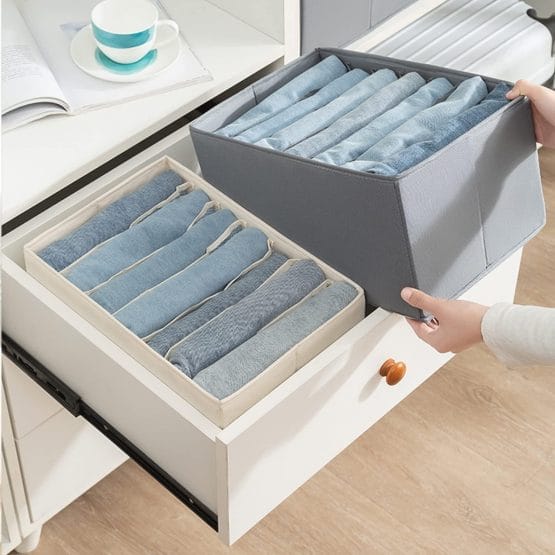 Organizador de tela con separaciones