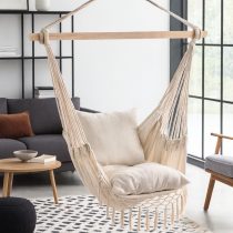 Silla colgante de tela