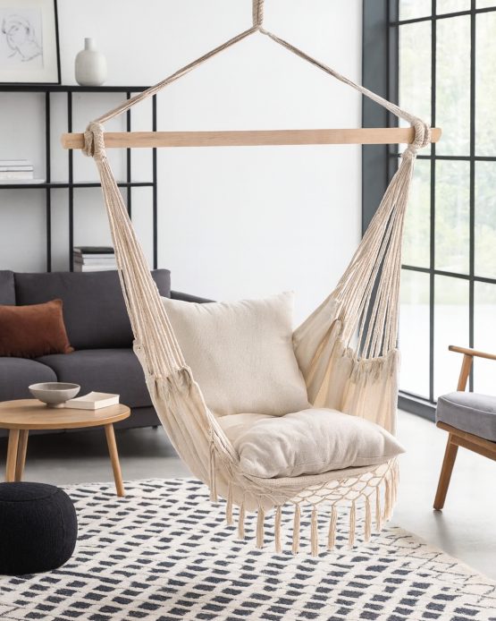 Silla colgante de tela