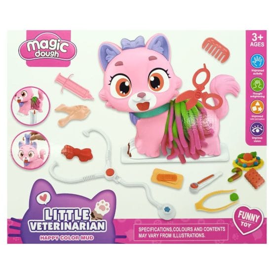 Juego set de masas gatito