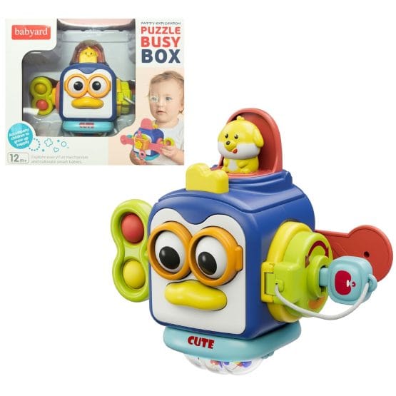 Juguete sensorial pinguino