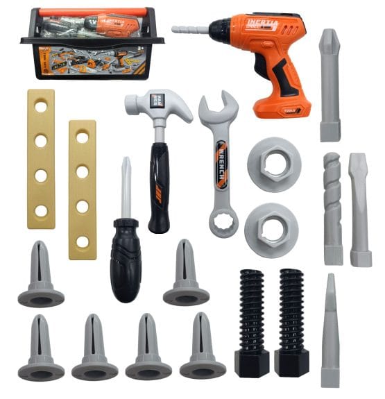 Caja de herramientas infantil 18 piezas