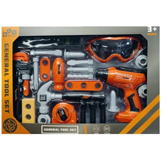 Set de herramientas infantil 22 piezas en caja