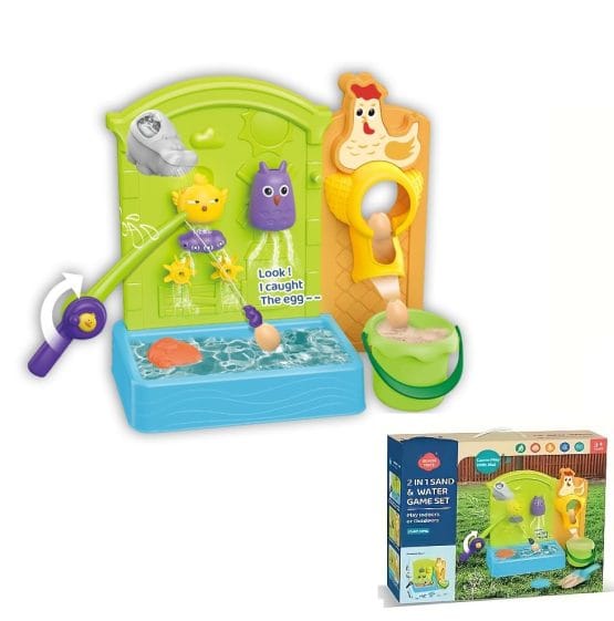 Juego de agua y arena