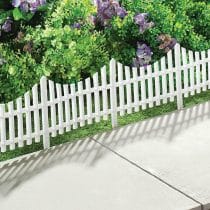 Cerco para jardin blanco