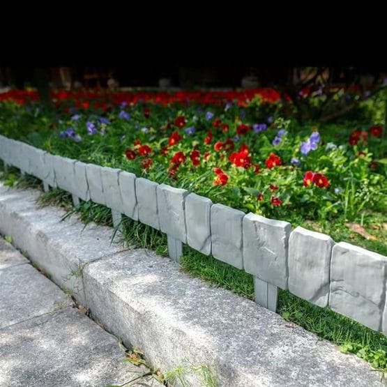 Cerco para jardin simil piedra