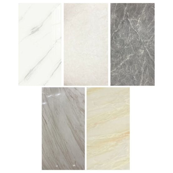 Plancha p/ revestimiento diseño marmol 90×60 cm.