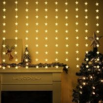Cortina de 90 luces 3m estrellas luz