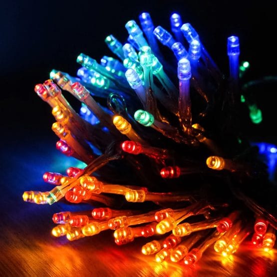 Luces led multicolor x100 10mts