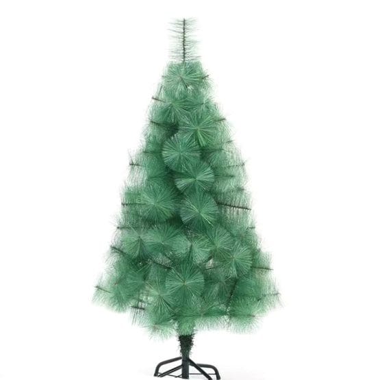 Arbol navideño frondoso mediano 120 cm pie metal